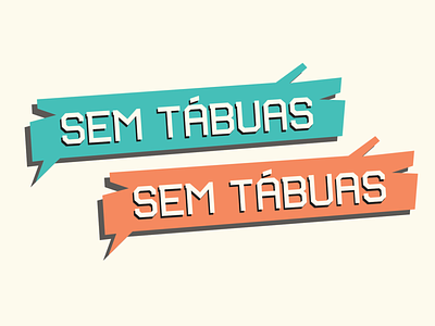 Sem Tabuas branding colors identity illustraion lettering lisbon logo logotype portugal pro bono type typography wordmark