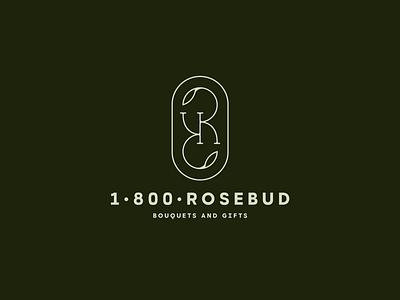 1-800-ROSEBUD branding brandingdesign flower icon logo logodesign logoinspiration logonew minimal thirtylogos vector