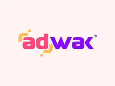 Adwak Branding adwak alphabet app branding logo logotype mark monogram symbol text logo website
