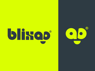 Blixao Logo app artificial intelligence avitive brand branding cart clean creative logo logomark logotype mark minimal minimalist monogram robotic shop shopping smile