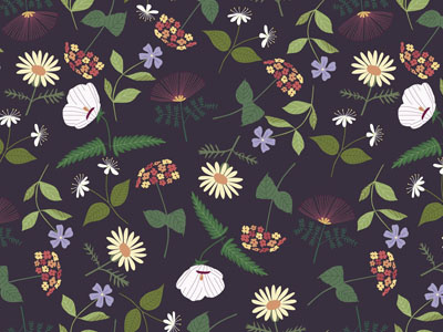 FLORESTA PATTERN digitalillustration floralillustration illustration nature pattern surfacepattern