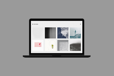Room40 minimalist mock up record label room40 web design web development
