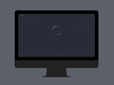 GS minimalist mock up musician visual artist web design web development
