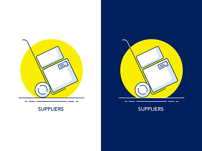 Suppliers Icon delivery hand trolley icon icons suppliers trolley