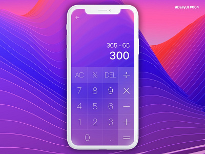 Minimalist Calculator UI