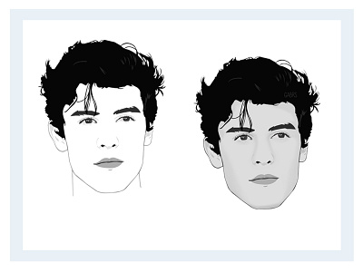 shawn mendes cartooning dribbble graphic artist graphic design illustration illustrator line art logos new shawn mendes vector vexel