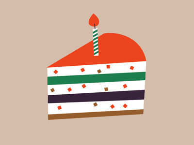 cake anniversary cake event flat illustration literature simple vector