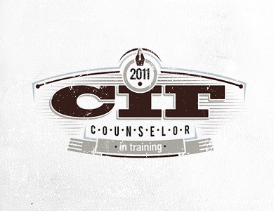 CIT'11 v2 brown grey logo logotype retro vintage