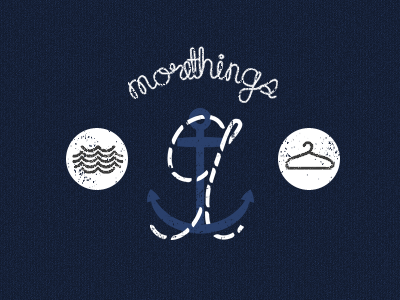 Morethings anchor clothes logo navy retro things tumblr