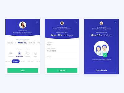 Appointment Booking appointment booking clean doctor illustration medical simple sketch ui ux