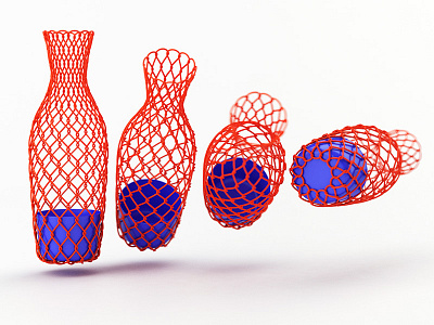 Wiremesh Vase