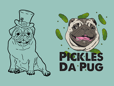 Pugs Will Rule The World Pt.1 artwork dog illustration pug pugs