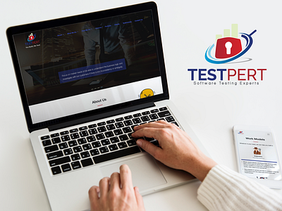 TestPert blue courses portfolio portfolio website red service services software testing ui ux web website