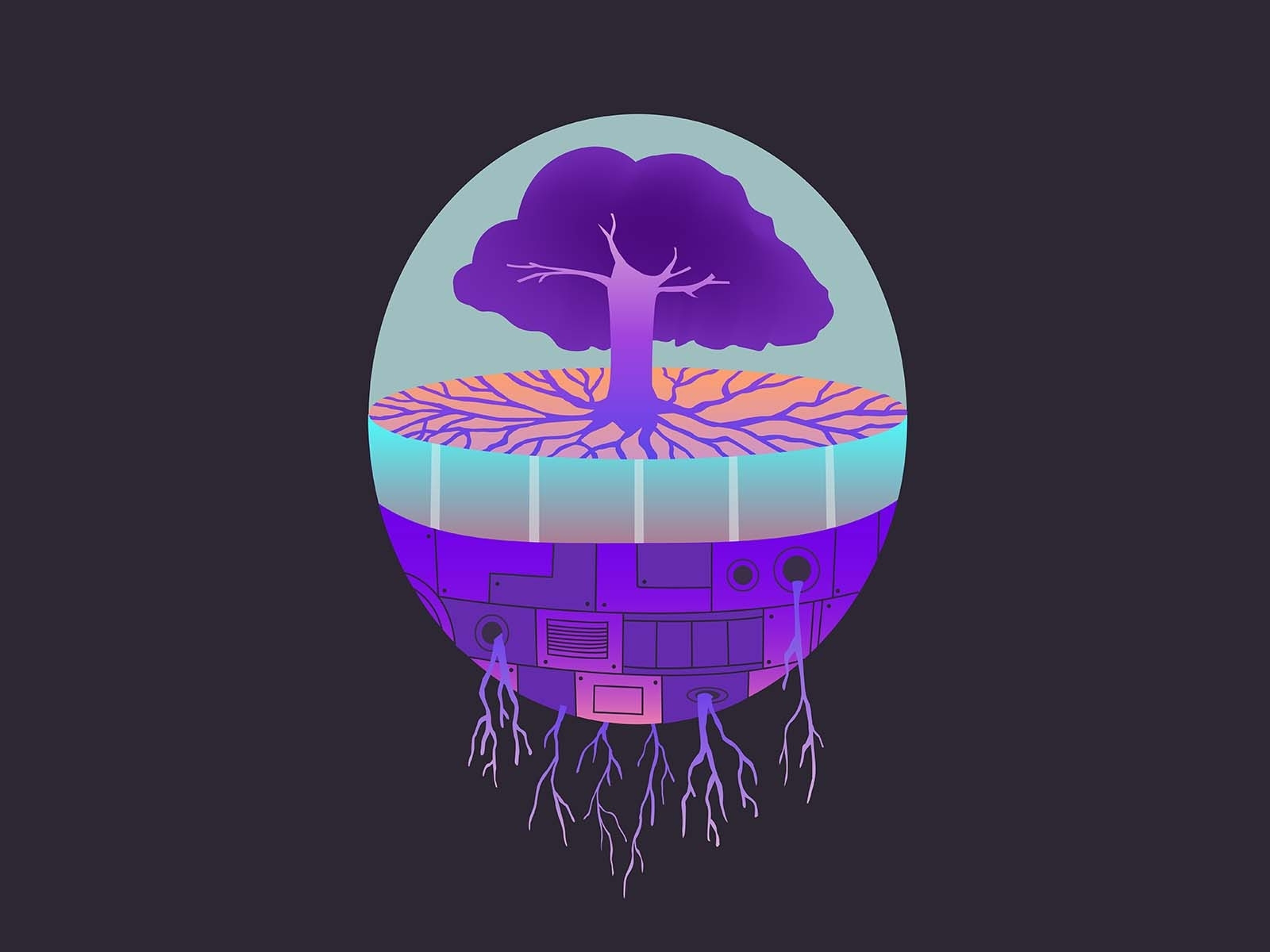 Tree Space by Lori maigne on Dribbble