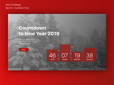 Day 014 - Countdown Timer dailyui design ui vector