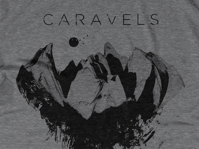 Caravels Shirt band shirt caravels landscape texture