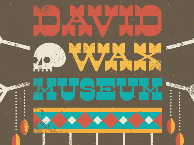 David Wax Museum band shirt david wax museum skull geometry
