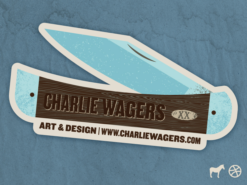 Knife Sticker by Charlie Wagers on Dribbble