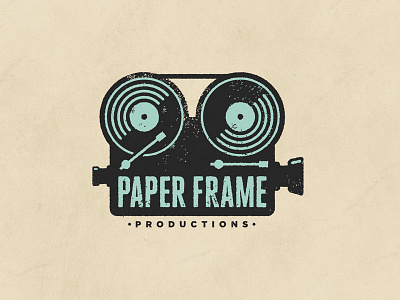 Paper Frame Productions camera logo vinyl records