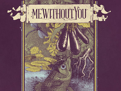 Aubergine band shirt eggplant fish mewithoutyou