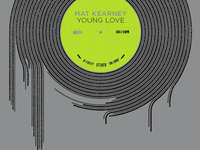 Young Love Record mat kearney proposed t shirt treatment vinyl