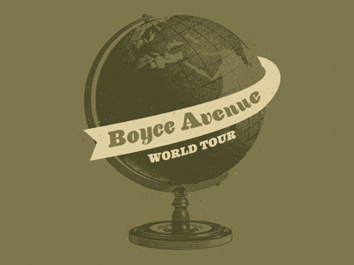 Boyce Avenue World Tour boyce avenue national t shirt tour world
