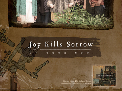 JKS Tour Poster band boston folk joy kills sorrow tour poster