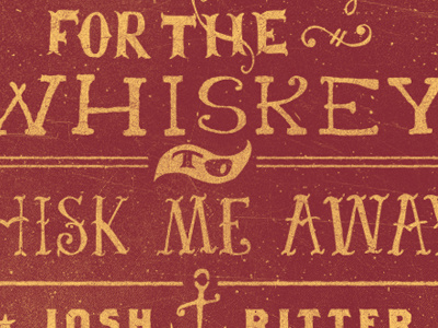 Whiskey hand lettering whiskey