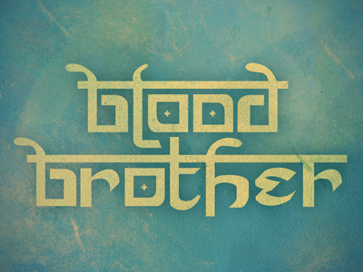 Blood Brother film text title