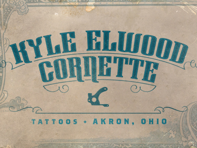 Kyle Tattoos akron arkham business cards tattoos type