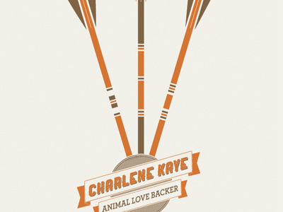 Charlene Arrows animal love arrows band charlene kaye shirt t shirt