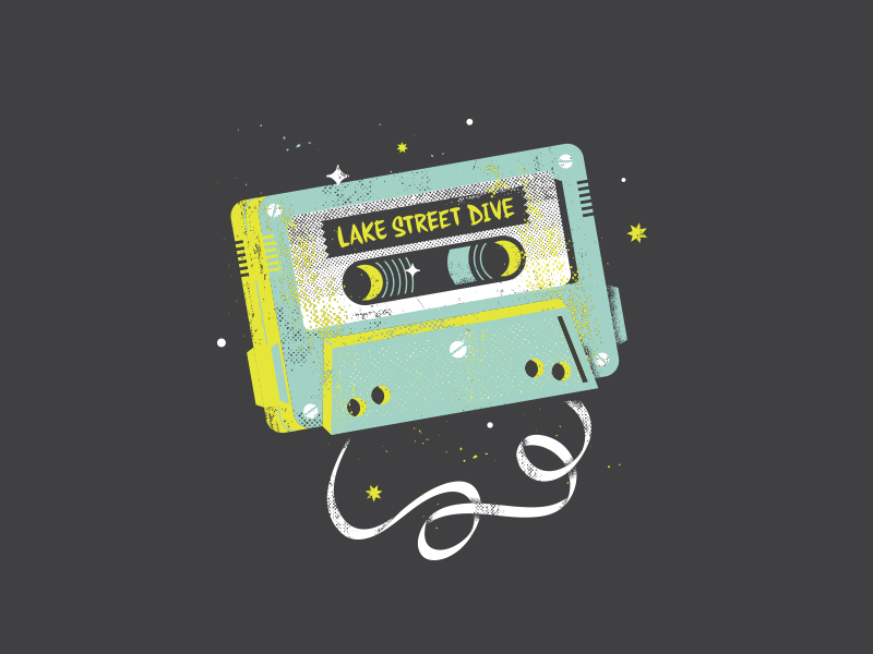 Cassette retro tape texture vector