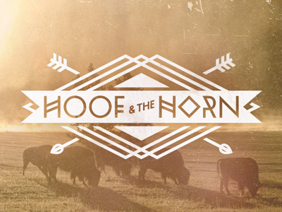 Hoof & the Horn buffalo clothing desert logo mark store west