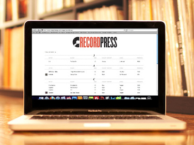 RecordPress is Here! records vinyl website wordpress