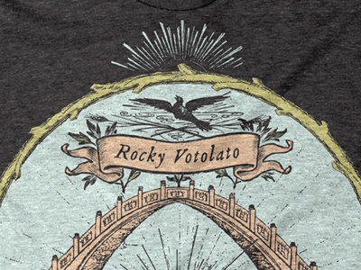 Rocky V band bird bridge rocky votolato shirt t shirt vintage