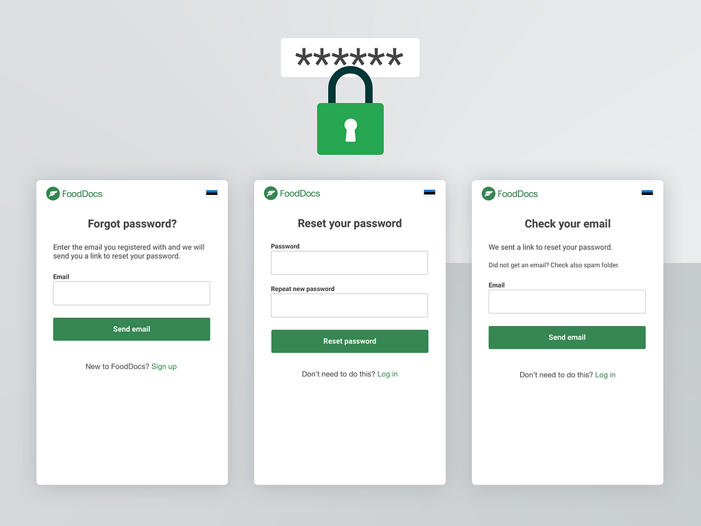 Forgot Password By Pille On Dribbble