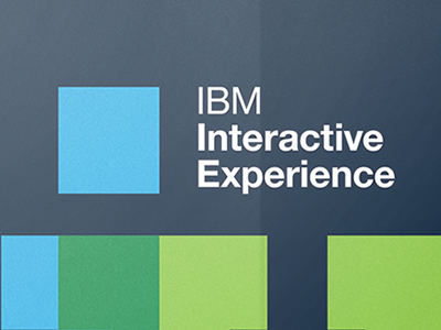 IBM Interactive Experience Branding branding org design poster