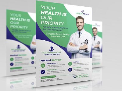 Creative Medical health Flyer Template Design artwork branding business business flyers businesswoman dental flyer digitalmarketing fiverr fiverrgigs flyer flyer template grapgic design logo logodesign medical flyer professional flyer template social media template tshirtprint typography