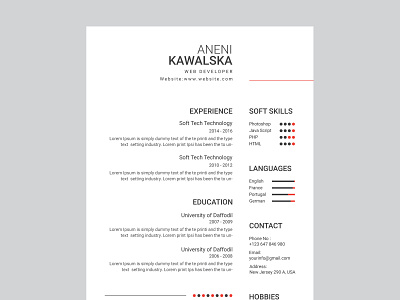 Resume Design