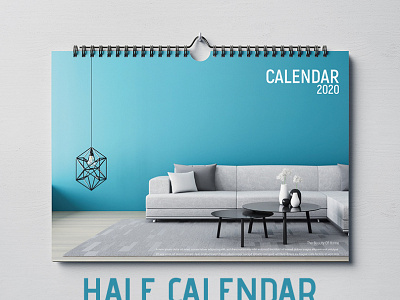 Half Calendar 2020 Template business calendar calender clean company date dates day days of the week design event events holiday holidays indesign modern month new year office page
