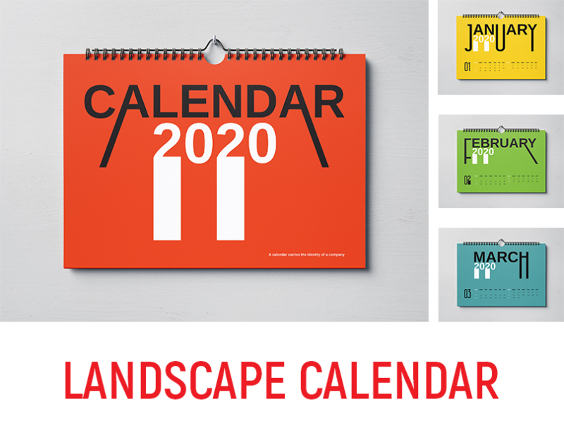 Landscape Calendar Template