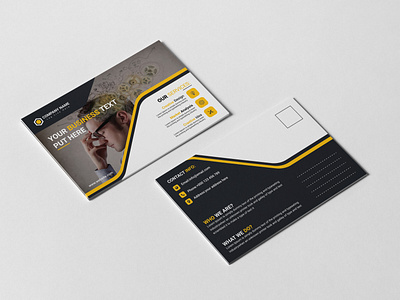 Creative Corporate Business Post Card Design Template