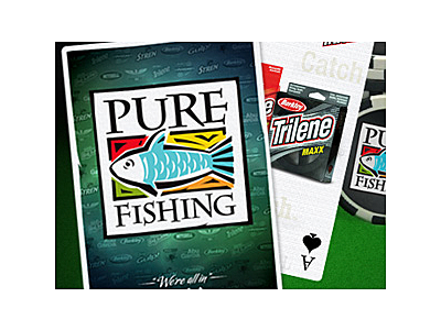 Pure Fishing after effects cards cinema4d fishing illustrator motiongraphics poker