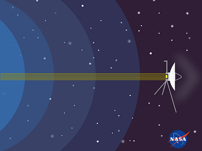 Voyager 2 nasa satellites space art