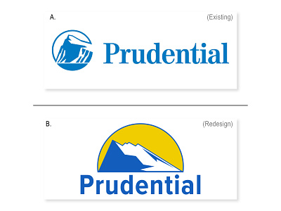 Prudential Logo Redesign art branding design graphic design illustration logo ui vector vectorart