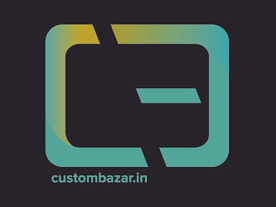 Custombazar.in Logo illustration logo vectorart