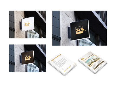Real-estate Logo and Branding Design bird construction finken12 graphic design logo management property