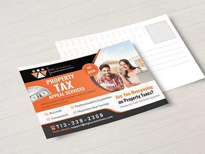 Property Tax Solution EDDM Post Cards Design