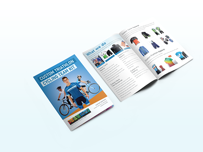 Sports Brand Catalogue or Brochure Design. branding graphic design sportswear catalogue