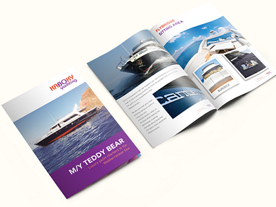Yacht Luxury Brochure minimalist